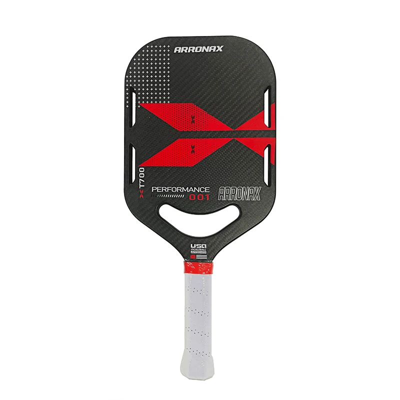 16mm Thickness Pickleball Paddle Thermoformed T700 3K Carbon Polymer Honeycomb Pickleball Paddle Red Model USAPA Approved