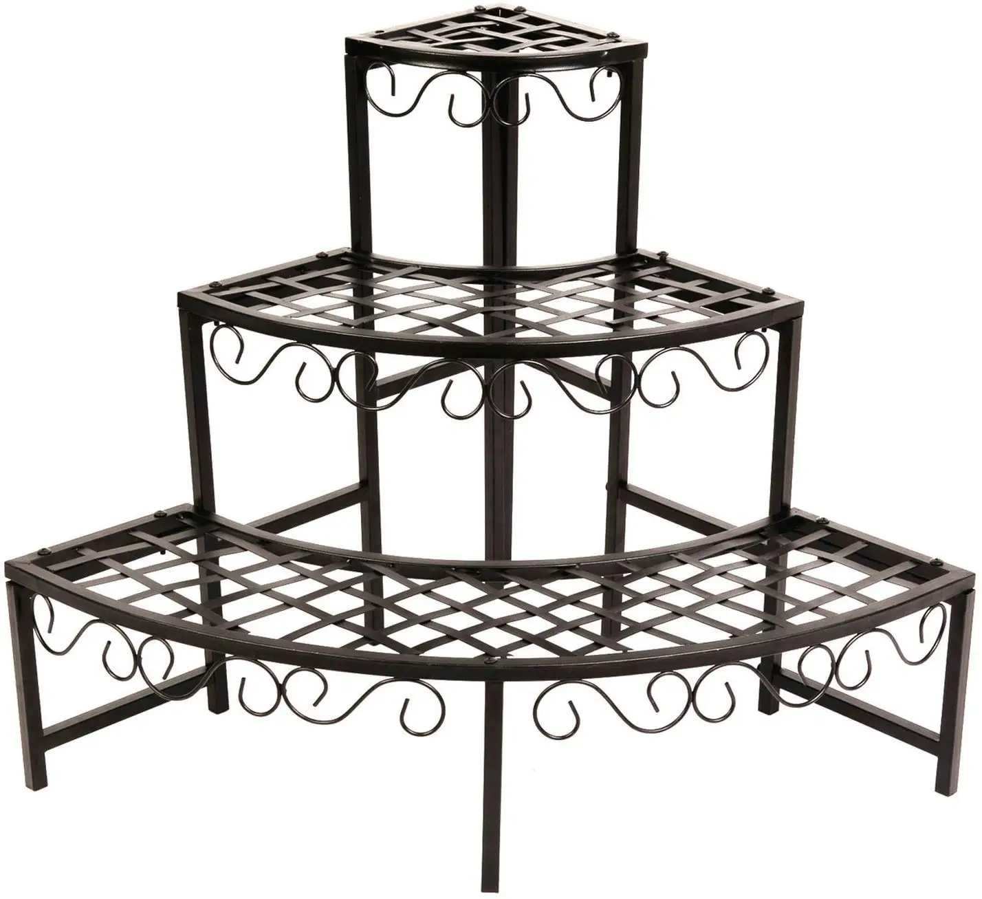 Hot sale 3-Tier Corner Ladder Plant Rack for Flower Pot for Indoor and Outdoor Use