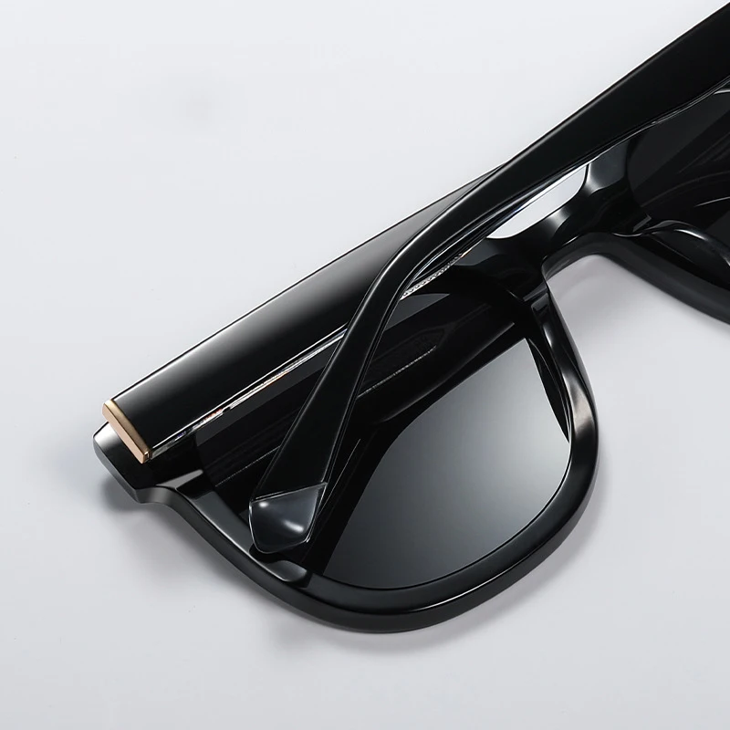 Top Fashion Cycling Polarized Lens Handmade Acetate Frames Round Mirror Sunglasses Logo