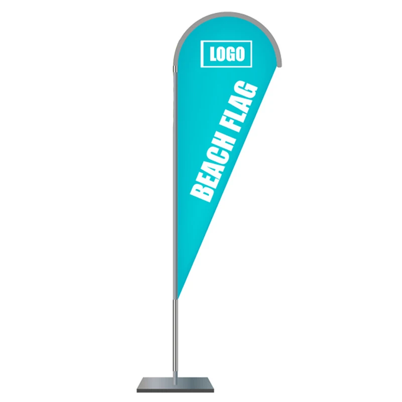 Advertising Exhibition Outdoor Event Feather Flag Teardrop Banner Flying Beach Flag Banner