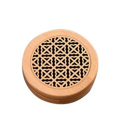 Teahouse Desktop Car Decoration Bamboo Frangement Wood Incense Burner Stick Holder Incense Box For Business Gifts