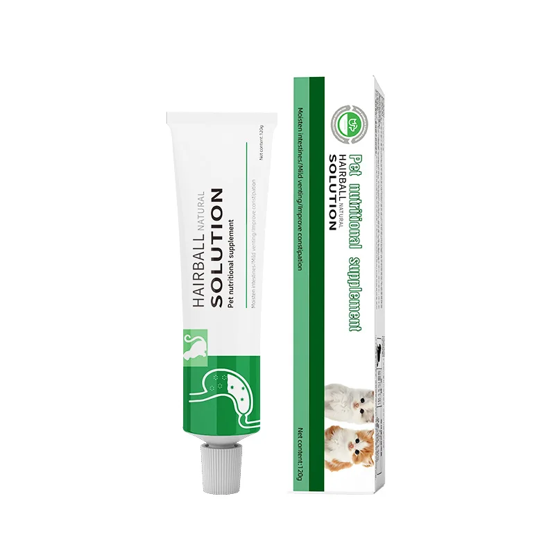Manufacturer Wholesale 120g Nutritional Hair Cream For Cats Hair Removal Nutrition Supplement Lick Cream