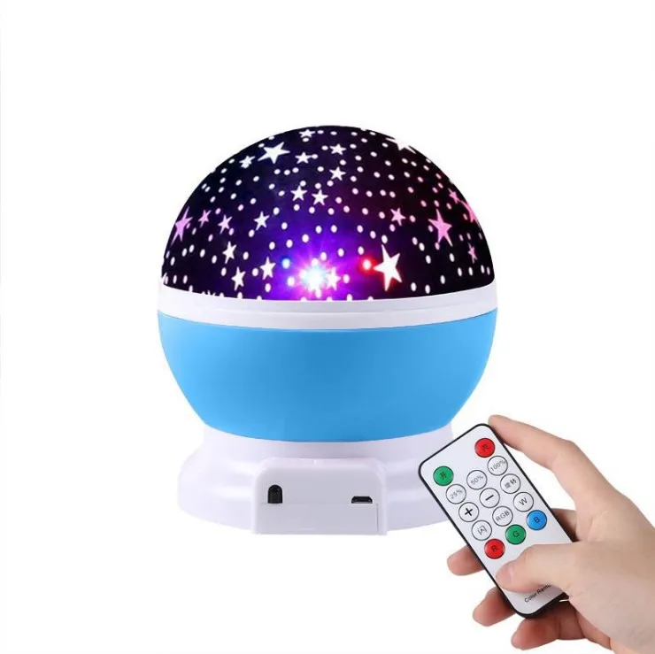 Оптовая продажа популярный вращающийся проектор светодиодный свет беспроводной портативный bluetooth динамик с пультом дистанционного управления как подарок на день рождения и