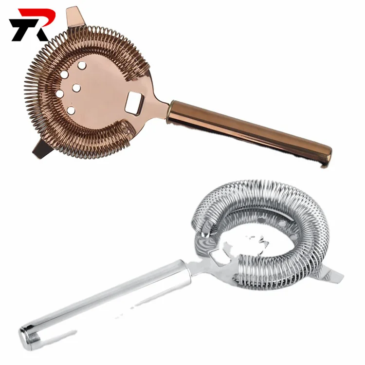 Food Grade Stainless Steel Bar Strainer Mesh Bar Strainer Custom Fine Bar Strainers Tool Set