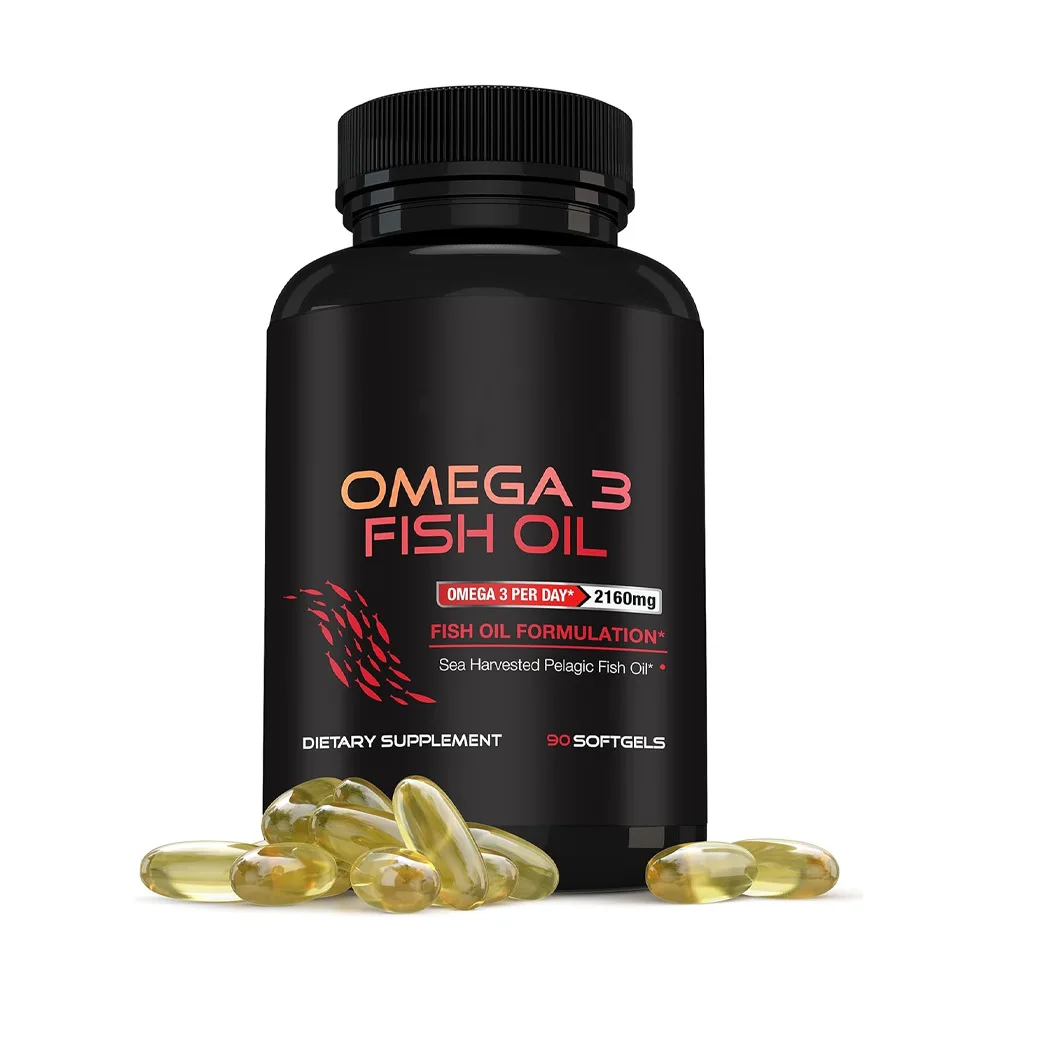 OEM Health Care Supplies Improve Vision Bulk Deep Sea Capsules Private Label Omega 3 Fish Oil Softgels