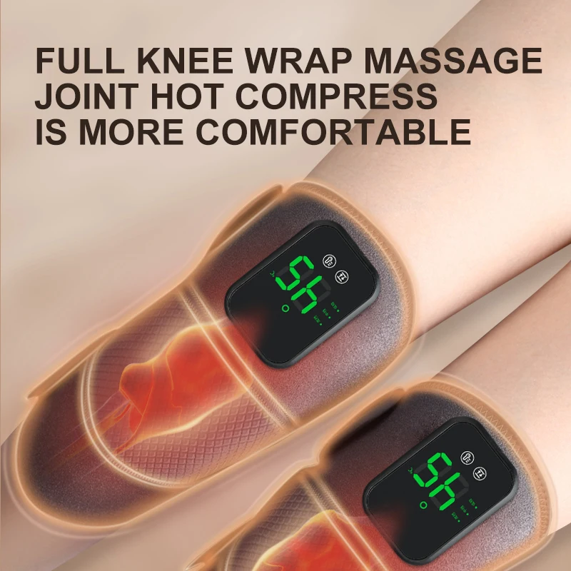 Knee / Elbow / shoulder Joint massager with heat vibration joint with high frequency vibrate pain relief wireless rechargeable