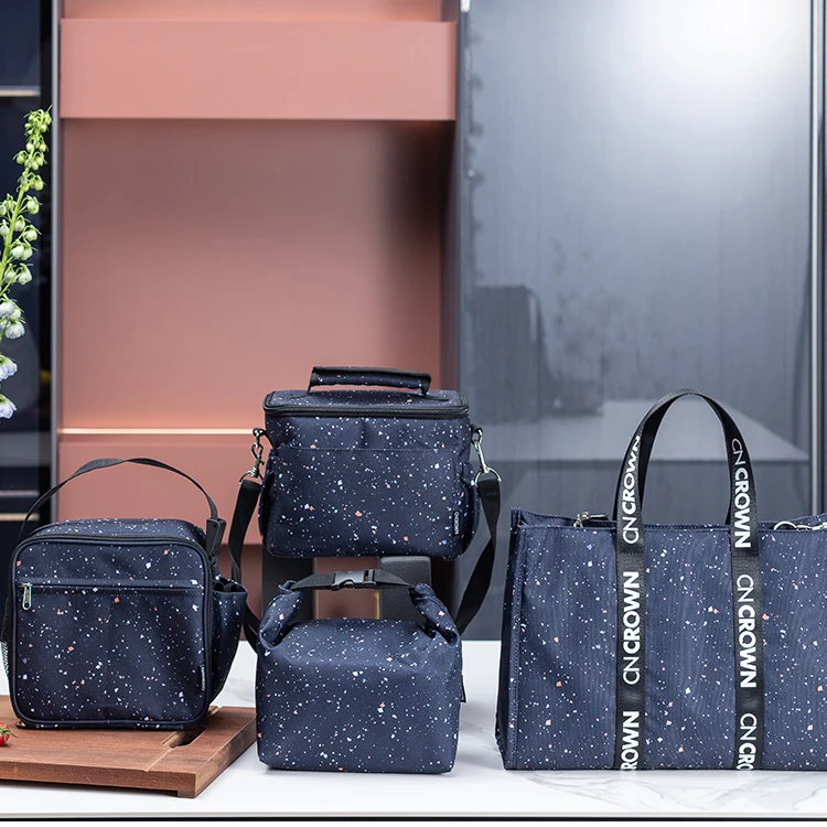 Custom Design packaging lunch box Leakproof bento box set with Insulated Lunch Bag