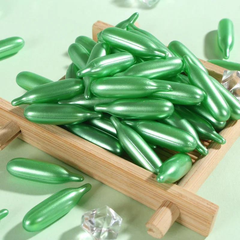 wholesale vitamin C hyaluronic acid nicotinamide ceramide anti aging wrinkle lightening Pale spot face facial serum capsule