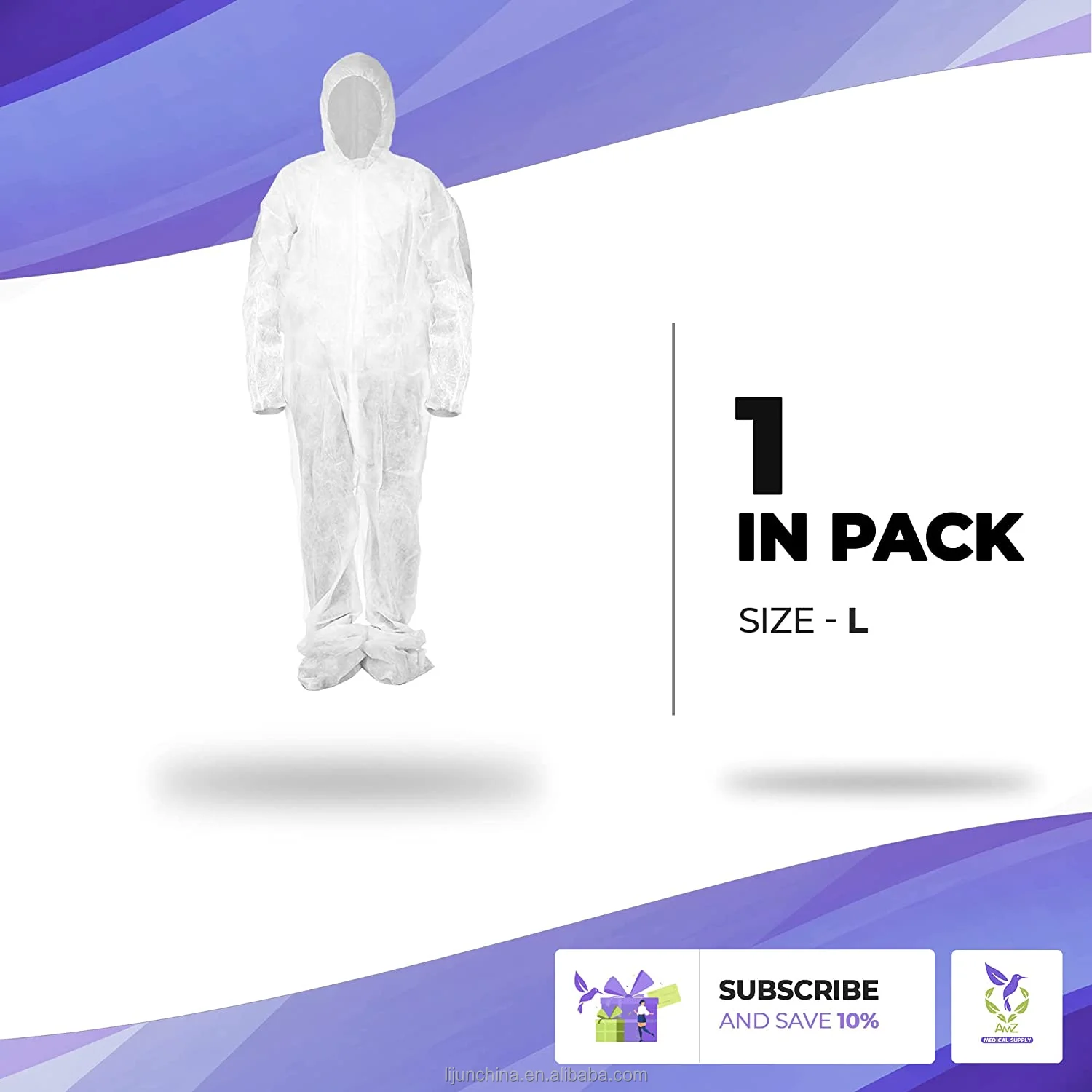 Safety Red Sms Pe Type 56 Yellow 50 Orange White Reflective Durable SMS Non Woven Disposable Medical Surgical Overall Coverall