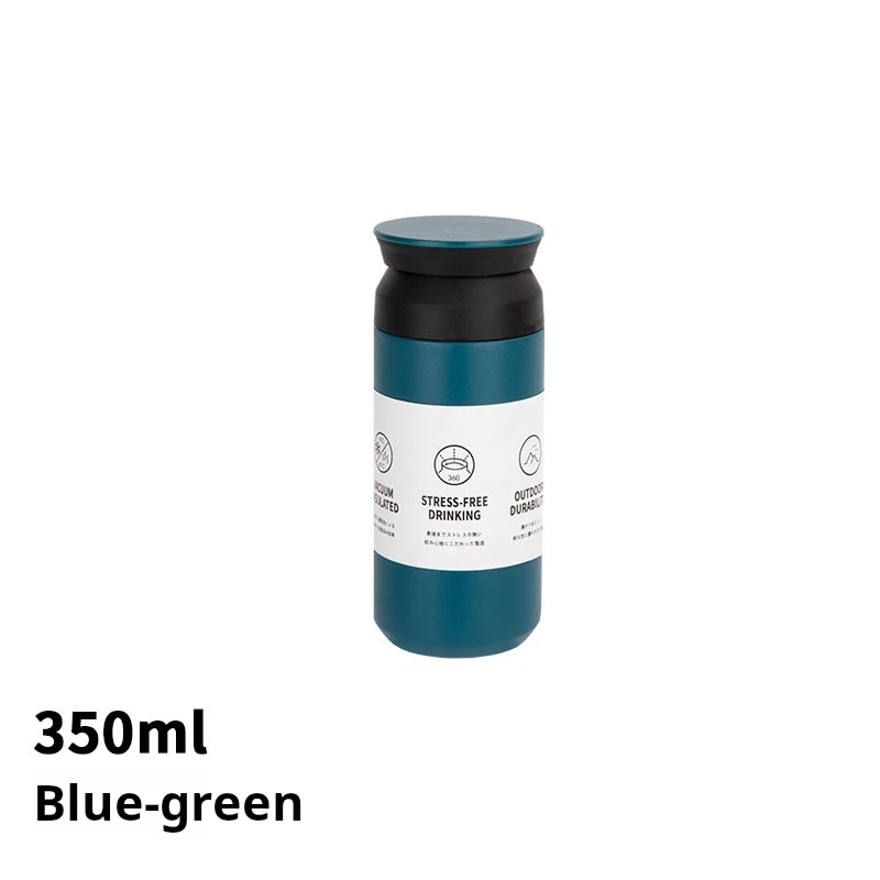 Outdoor 350ml Portable Tumbler 304 Stainless Steel Japanese Coffee Cup with Lid Smart Digital Vacuum Flask Office Kitchen Use