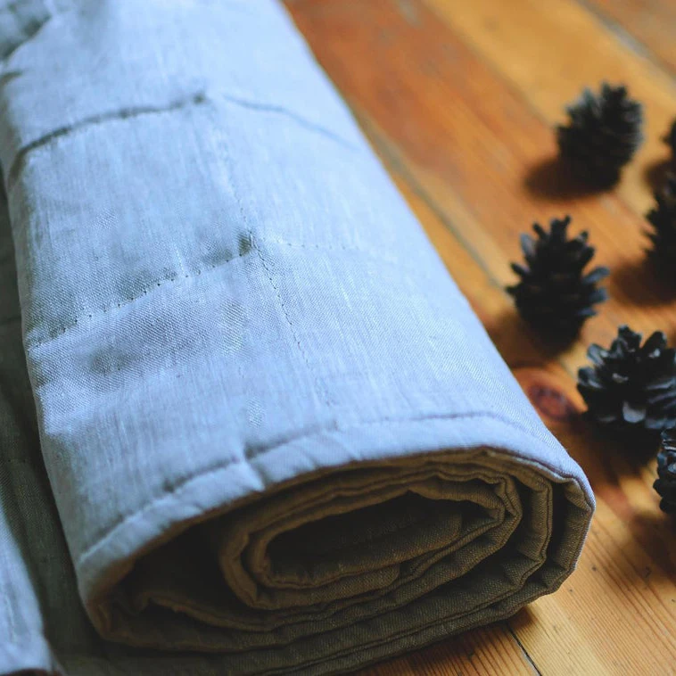 
hemp manufactures ECO Friendly hemp yoga mat hemp fiber in linen fabric 