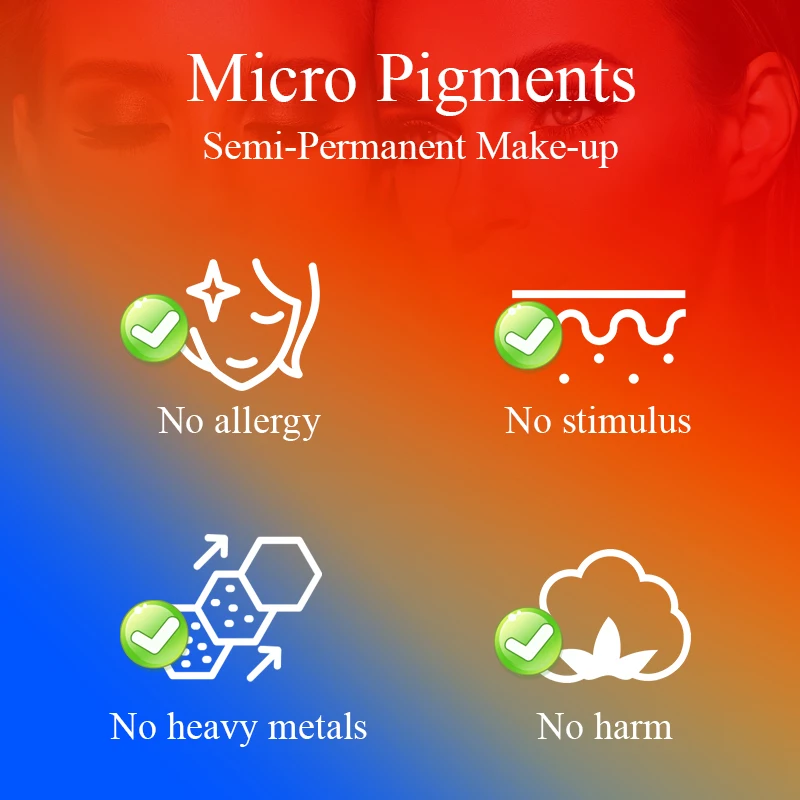 Fienexi Tattoo Ink PMU Pigment for Permanent Makeup Microblading Paint Ink Pigment for Semi Permanent machine