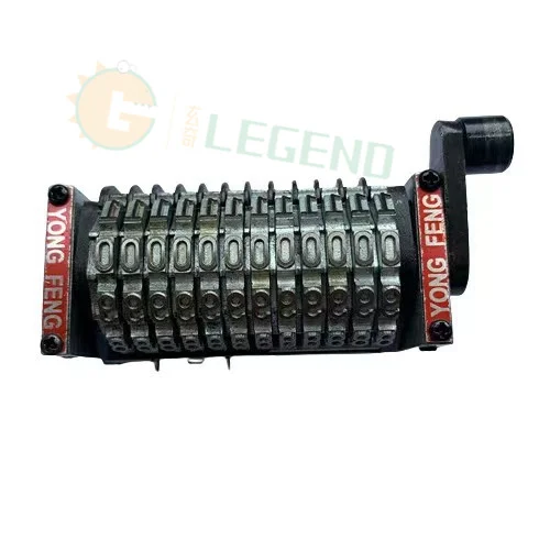 GDLEGEND стальной Горизонтальный Вертикальный числитель 12 цифр GTO 18 9'