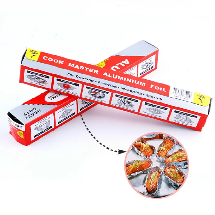 Ready to ship aluminium tin foil roll  kitchen food special tin foil for oven