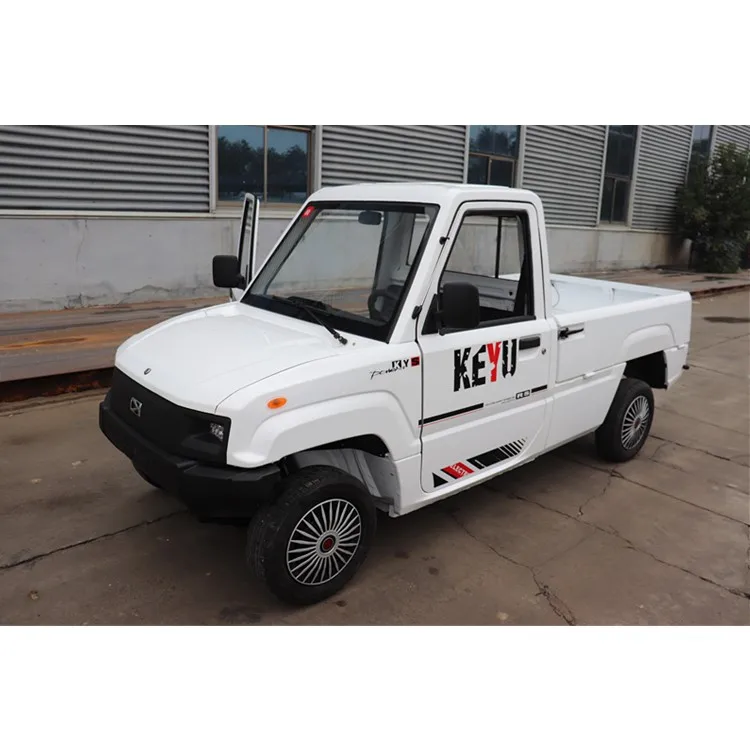 KEYU Full-featured,high-end configuration electric four wheel pickup truck