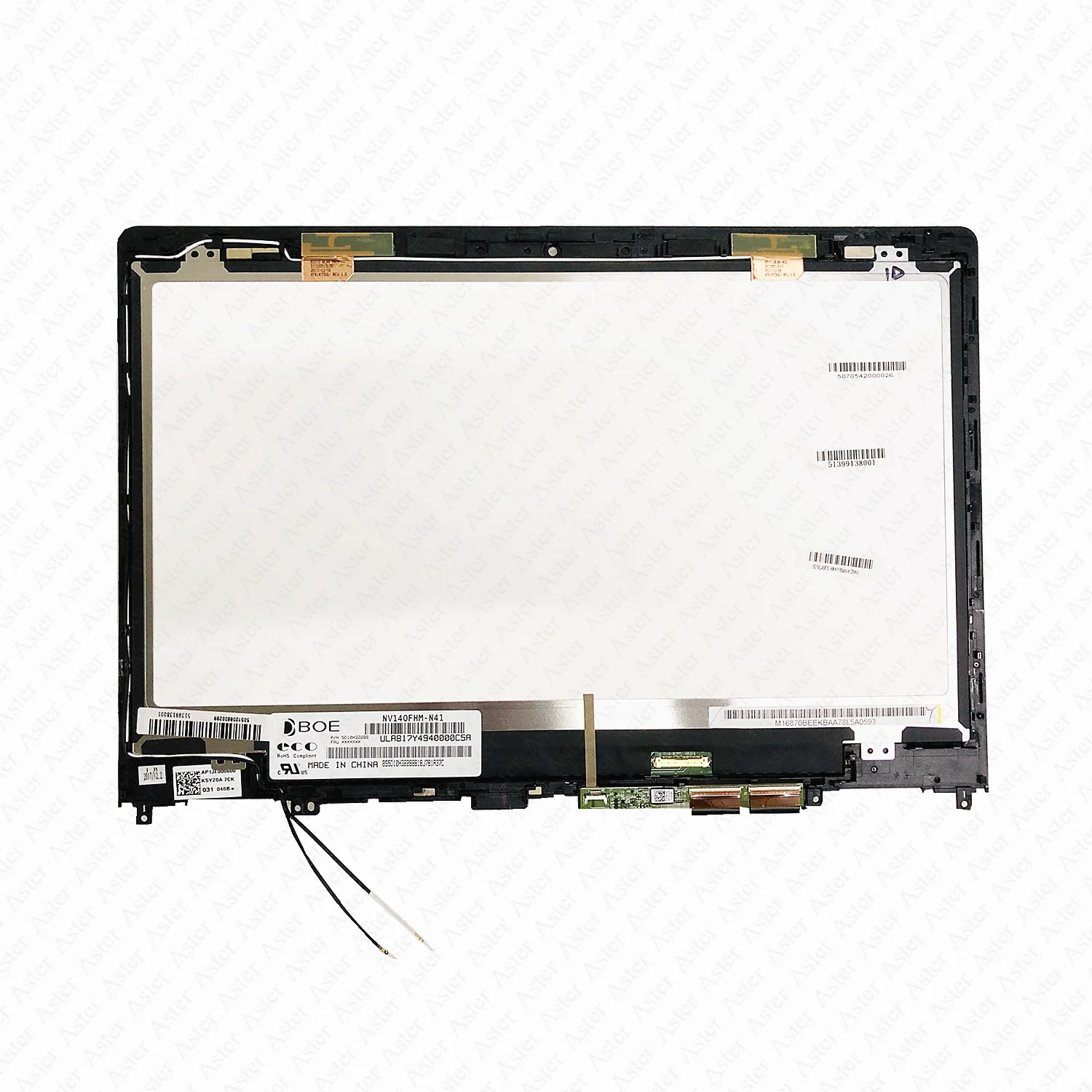 ЖК-дисплей FHD 14 дюймов + сенсорный дигитайзер + рамка в сборе для Lenovo Yoga 510-14IKB 510-14ISK 80S7