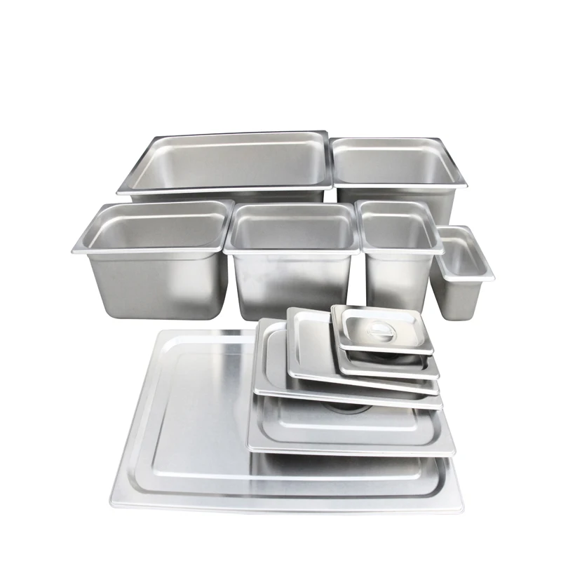 High Quality  Acceptable Customized Size Stainless Steel Gastronorm Food Container GN Pan