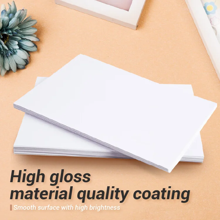 Excellent 200g High Gloss Photo Paper A4 Inkjet Photo Printing Paper 20 Sheets/Pack A4 Photo Paper