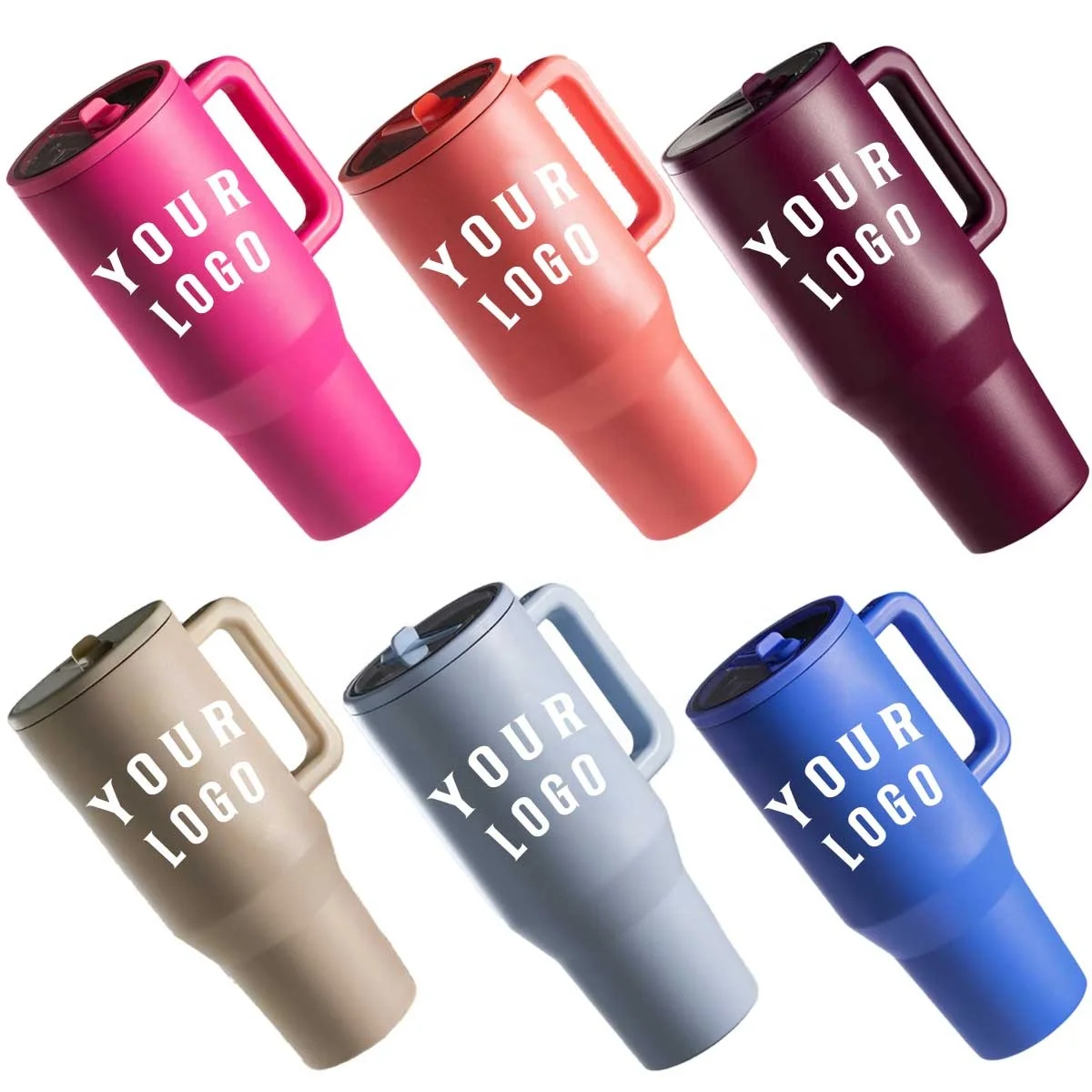 Wholesale Large 40oz Vacuum Insulated Cup No Spill Hydro Traveler Stainless Steel Tumbler With Handle And Flip Straw Lid