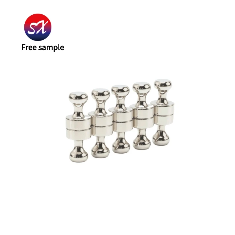 whiteboard plastic push pins magnet strong yellow