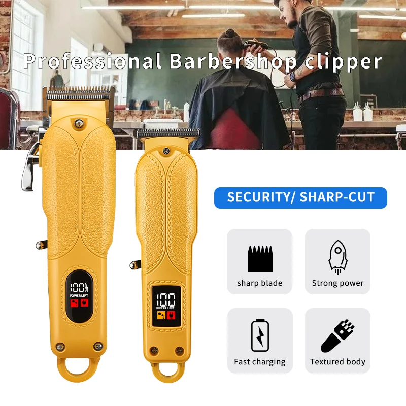 High Speed Clipper Brushless Motor Barber Shaver Use Professional Electric Hair Clipper Trimmer For Men