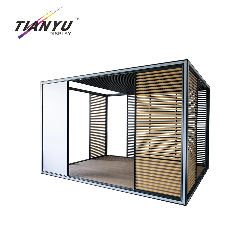Tianyu Custom Outdoor Garden Gazebo Aluminum Led Waterproof Louver Pergola Glass Solarium Sunroom Glass Houses