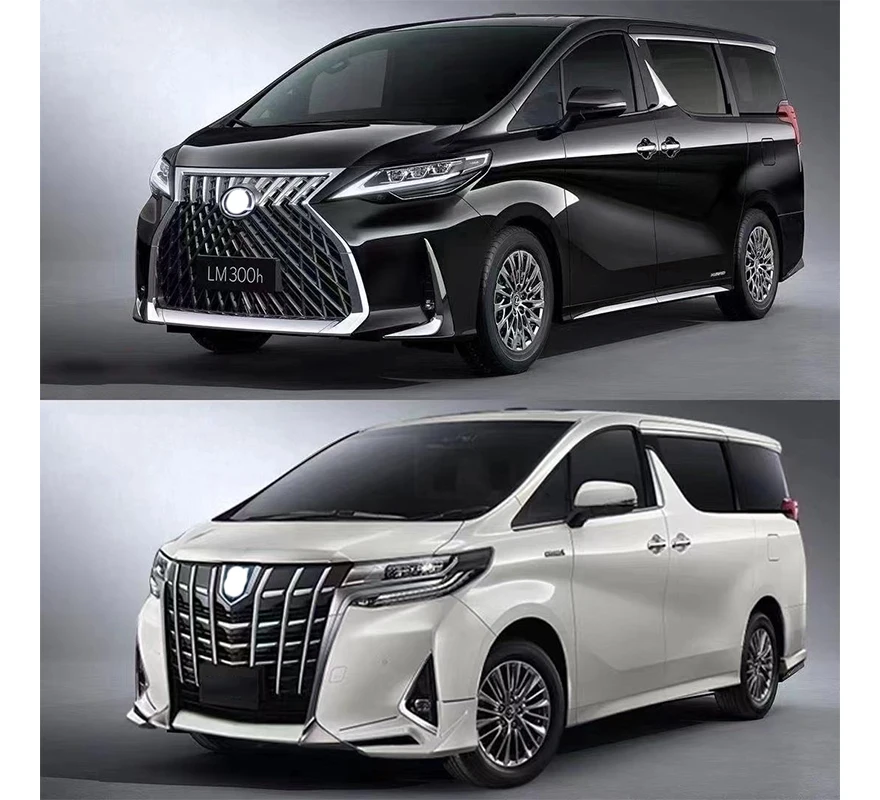 Full Conversion Tuning For Alphard Vellfire 2015-2022 upgrade LM 300h 350h 1:1 bodykit plug and play headlight bumper