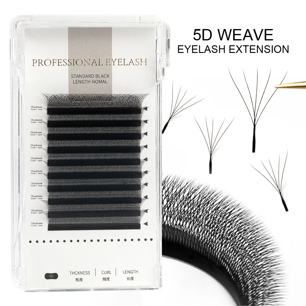Lash Extension supplies Matte Black  YY W Lashes Volume  Premade Fan Lashes 3D 4D 5D Clover Eyelashes