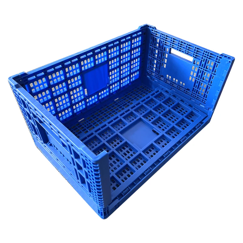 plastic folded small vented agriculture container tote banana crate plates plastic crates with dividers and lid bicolor crate