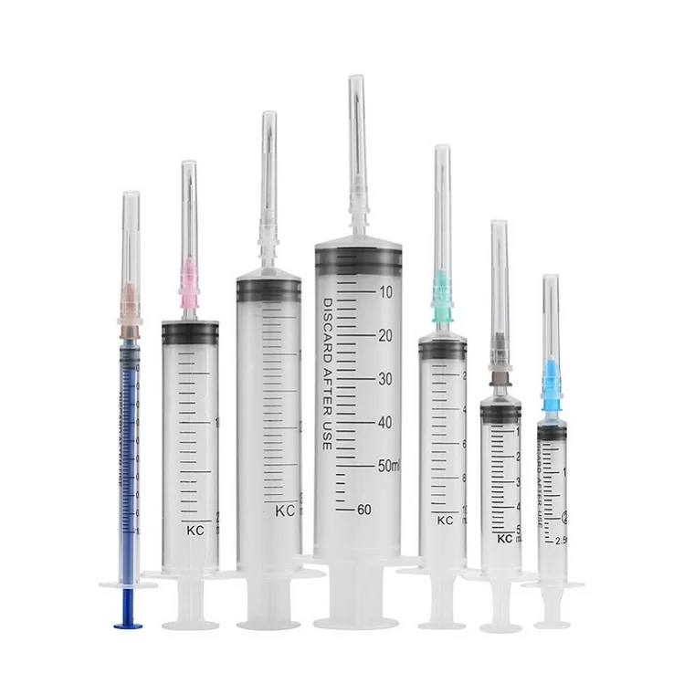 veterinary used plastic disposable syringe