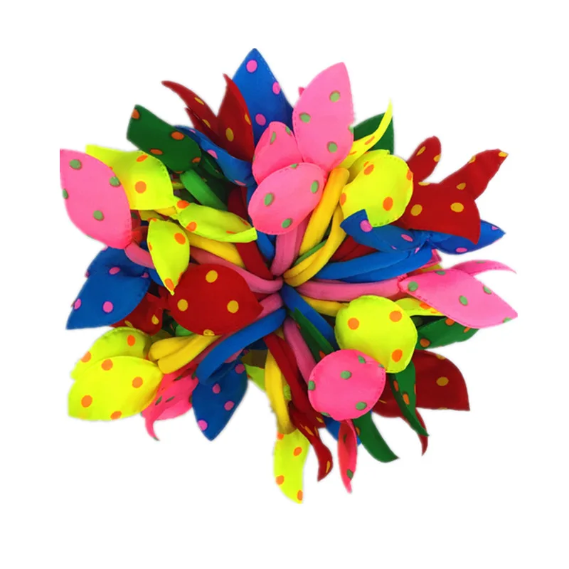 Various styles bulk cute  elastic hair tie for women Polka Dot Bow baby kids elastic hair bands