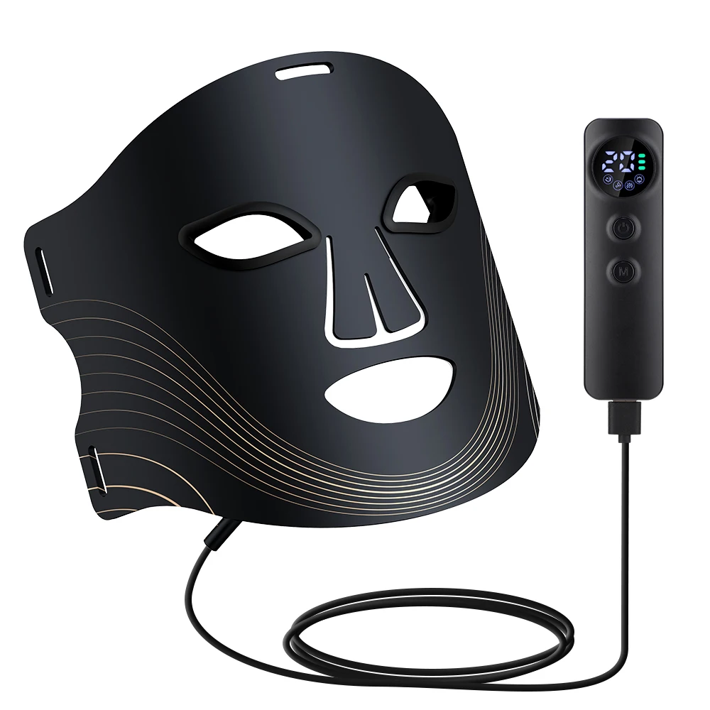 New Trending 7 Colors Silicone Red Led Light Therapy Facial Mask Beauty Led Face Mask