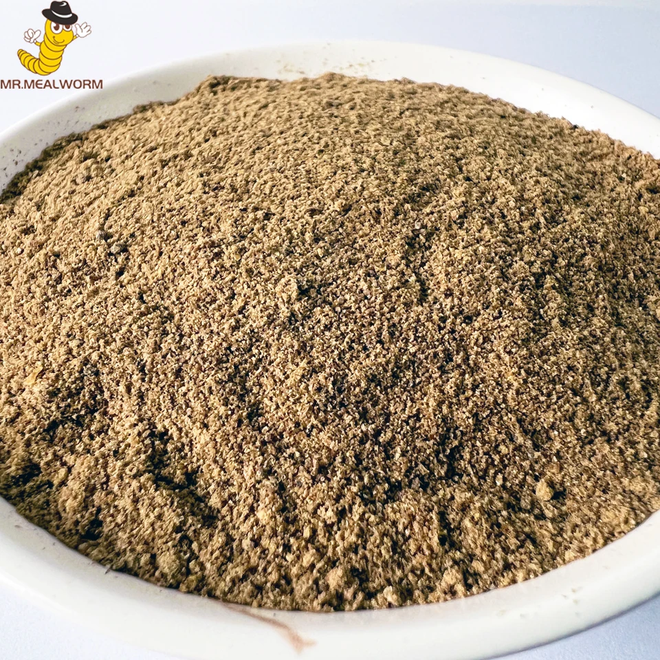 Factory direct supply Natural Material Popular Pet Food Dried Mealworms Protein Powder