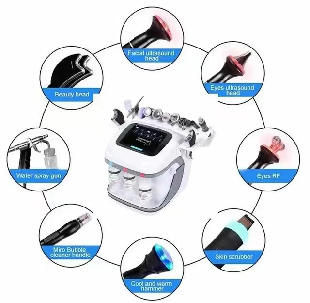 Beauty Machine Portable Oxygen Jet Aqua Peeling Facial Blackhead Removal Skin Care Facial Deep Cleansing Beauty Machine