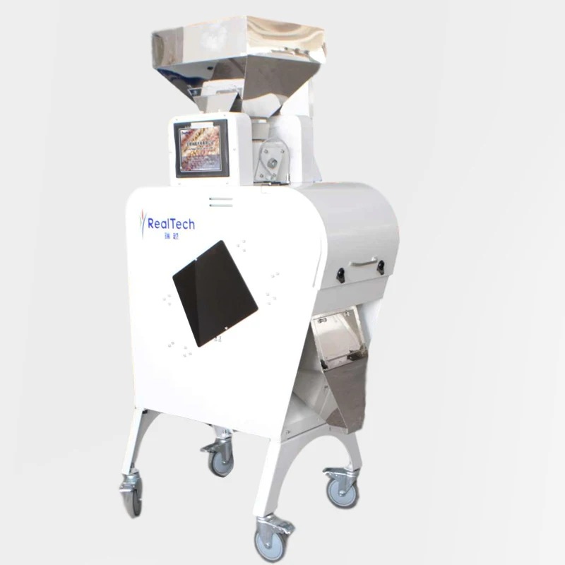 Optical Colour Sorting Mini Buckwheat corn coffee bean color sorter machine small RGB CCD color sorter