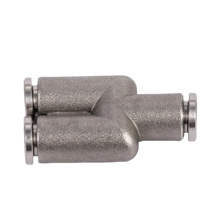 PY series Direct Way quick connecting plastic nickel stainless steel pneumatic Pipe Tube Fitting