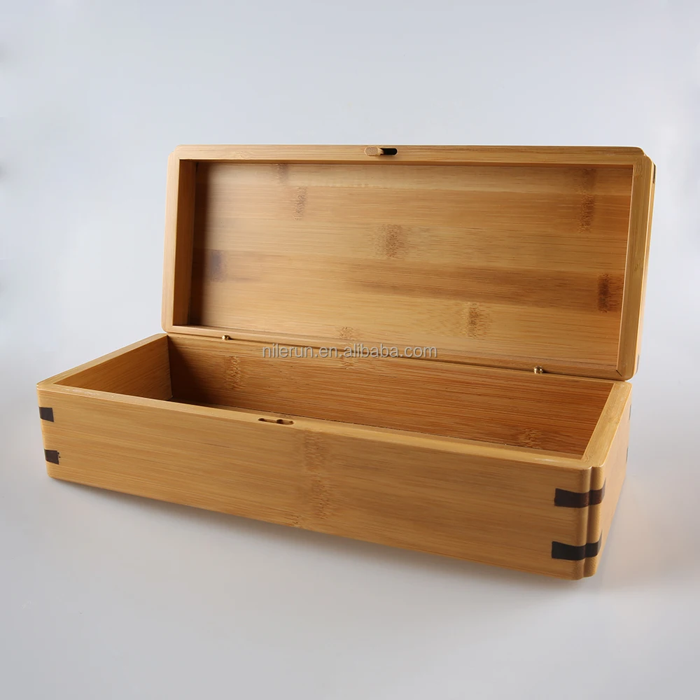 Luxury Wooden Candy Container Holder Coffee Caddy Storage Organizer Chest Jewelry Gift Packaging Case Big Large Bamboo Tea Box