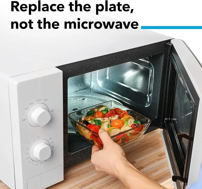 11 25 дюймов Замена микроволновой стеклянной пластины-поворотный лоток совместим с 1/4 микроволновые пластины