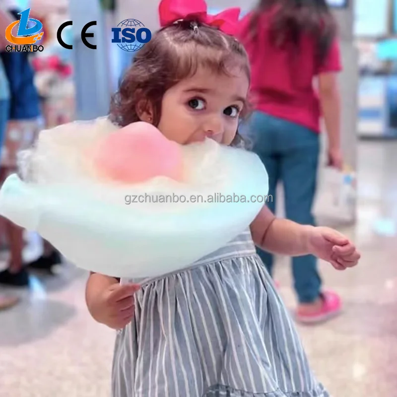 Cotton Candy Vending Machine - Automatic Commercial Fairy Floss Maker for Shopping Malls and Cinemas