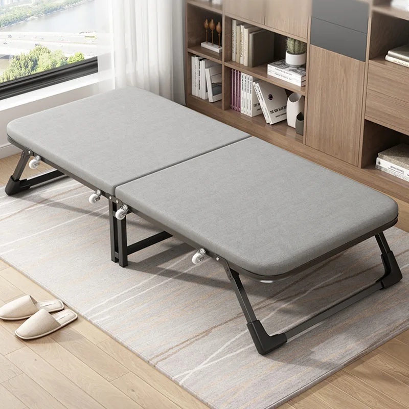 single chair sofa bed Health Protection Metal Folding Bed Frame Foldable Space Saving Single Metal portable Folding Beds Wholesa