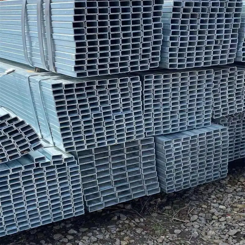 Оцинкованная прямоугольная стальная труба 14 gauge10x15 4x8 2x4 дюймов квадратная с цинковым покрытием 2x2 Gi Стальная Труба