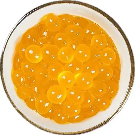 BOBER TEA Wholesale fruit flavor Passion fruit burst Popa juice ball burst Poba pearl bubble tea ingredients ingredients
