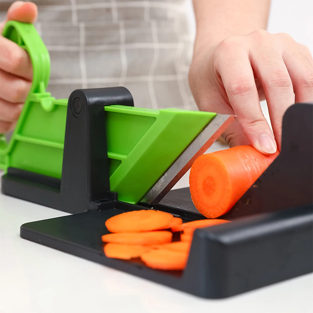 Hand Push Chopper Shredder Potato Radish Sausage Peeler Multifunctional Slicer