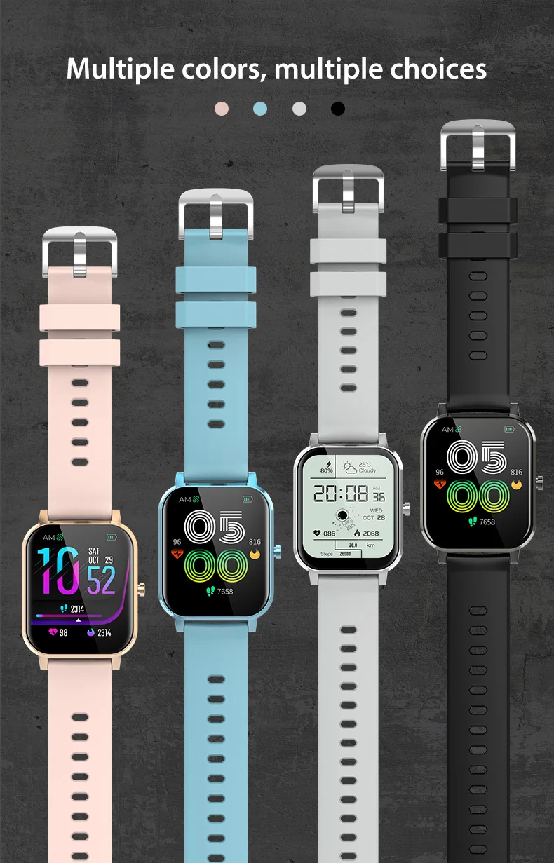 Newest NS37 Smart Watch Hot Selling Call Remider IP67 Waterproof Blood Oxygen Blood pressure Smartwatches