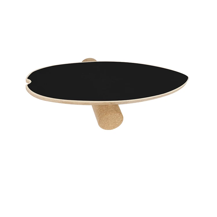 Prior Fitness Boat Balance Wobble Board With Cork Roller for Indoor and Outdoor Fitness