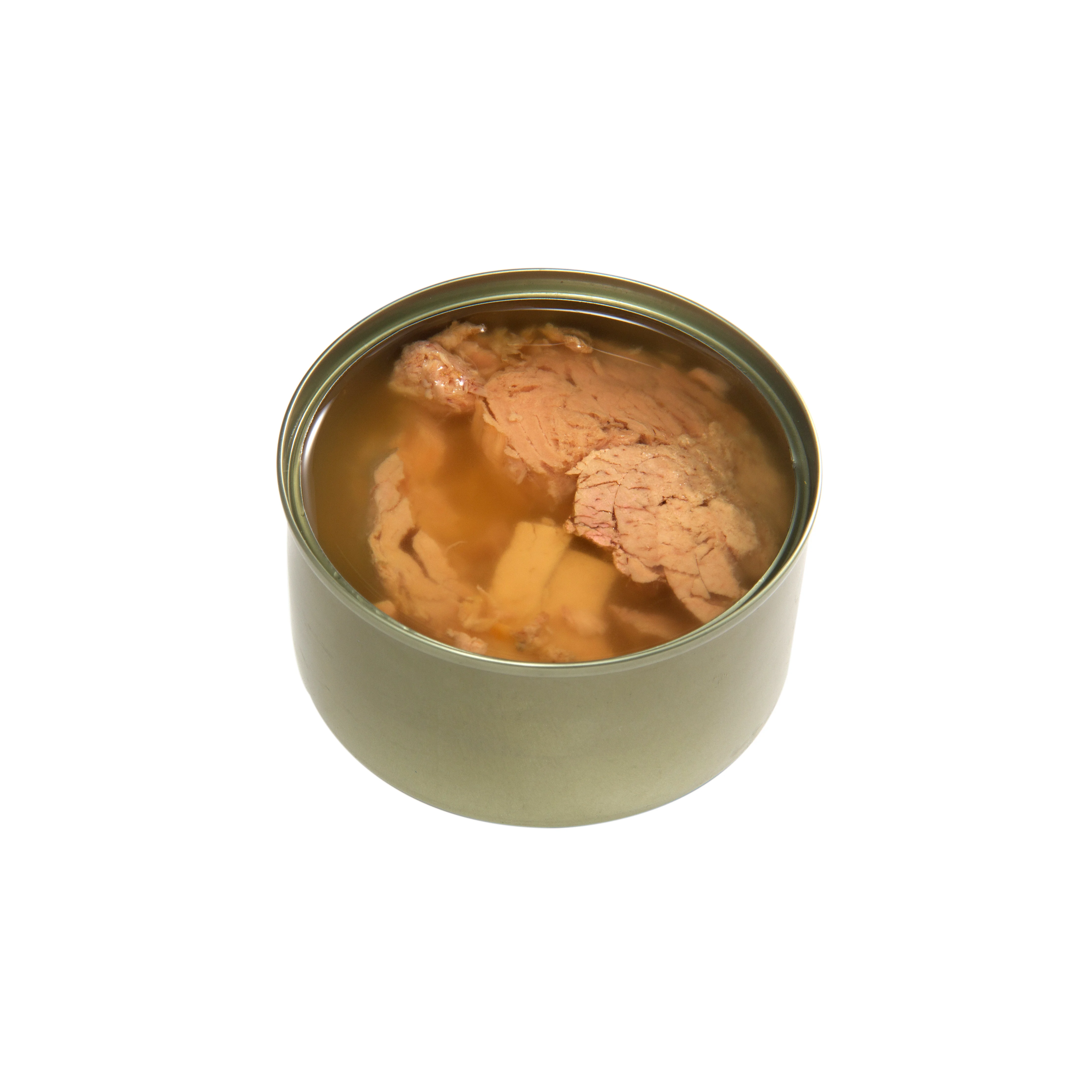 
Fengsheng Tuna Canning Factory Nutritious Hygienic Canned Tuna Fish with Vegetable Juice in Soybean Oil 