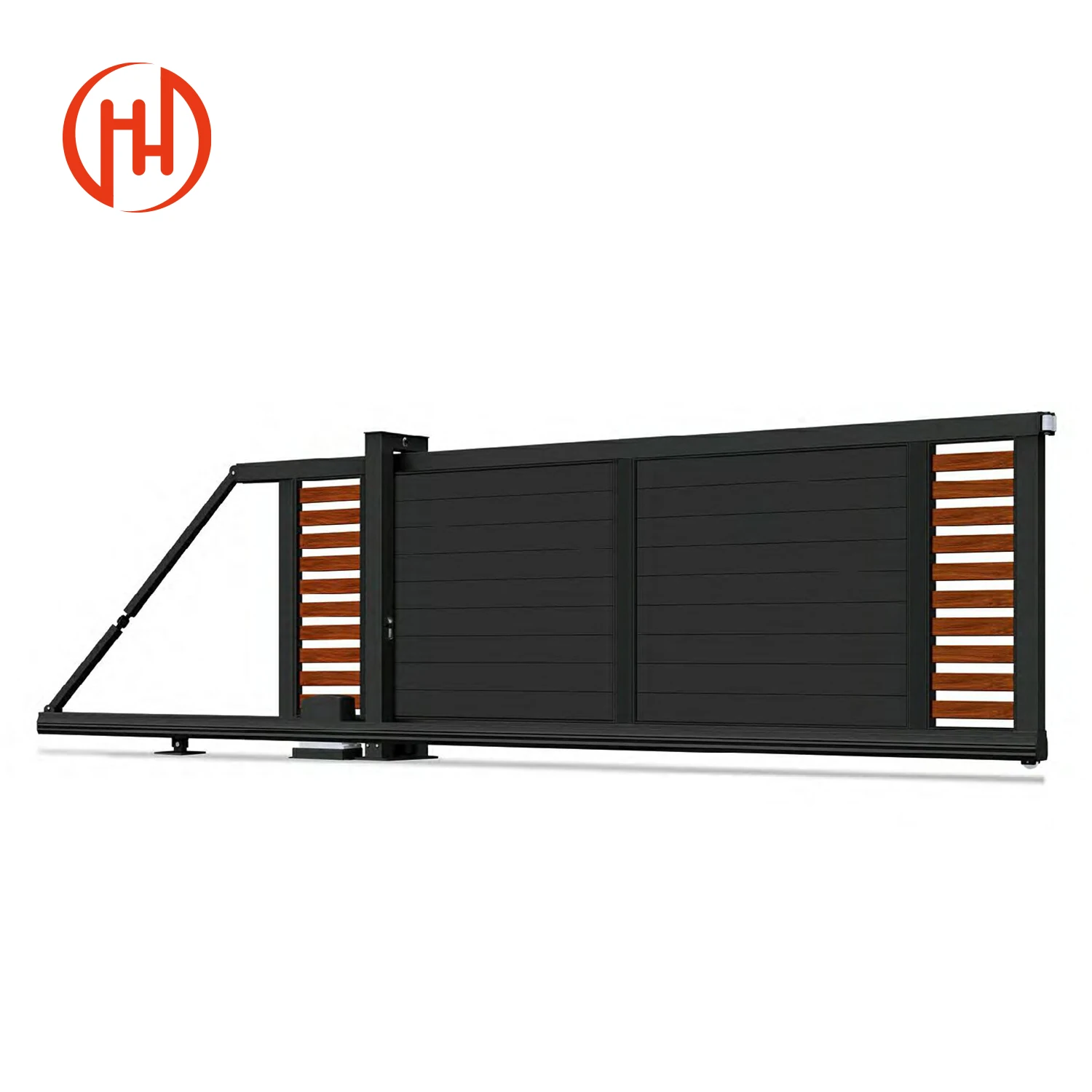 Factory prices wholesale aluminum garden fence enclosure Outdoor aluminum louver fence gate