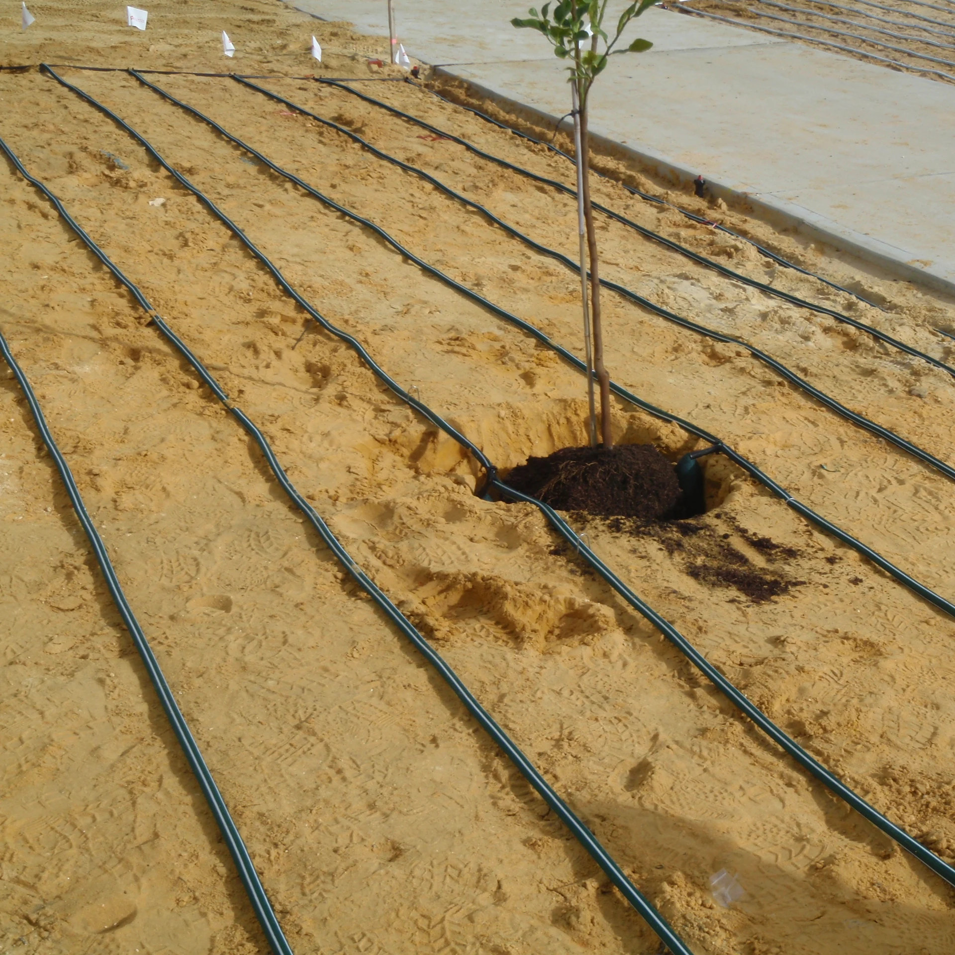 Moistube irrigation slow release, sub-surface irrigation system