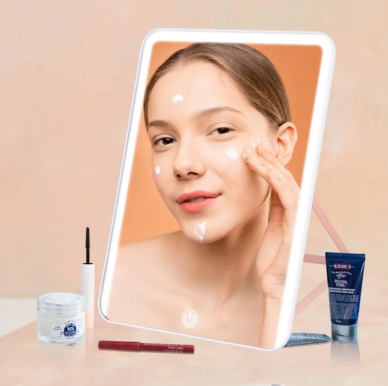 New Products Table Makeup Mirror Led 1X Magnifying Lighted Cosmetic Make Up Mirror