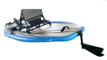 LULUSKY Wholesale Factory Single Inflatable Pedal Boat Paddle Board Kayak Pedal Drive System